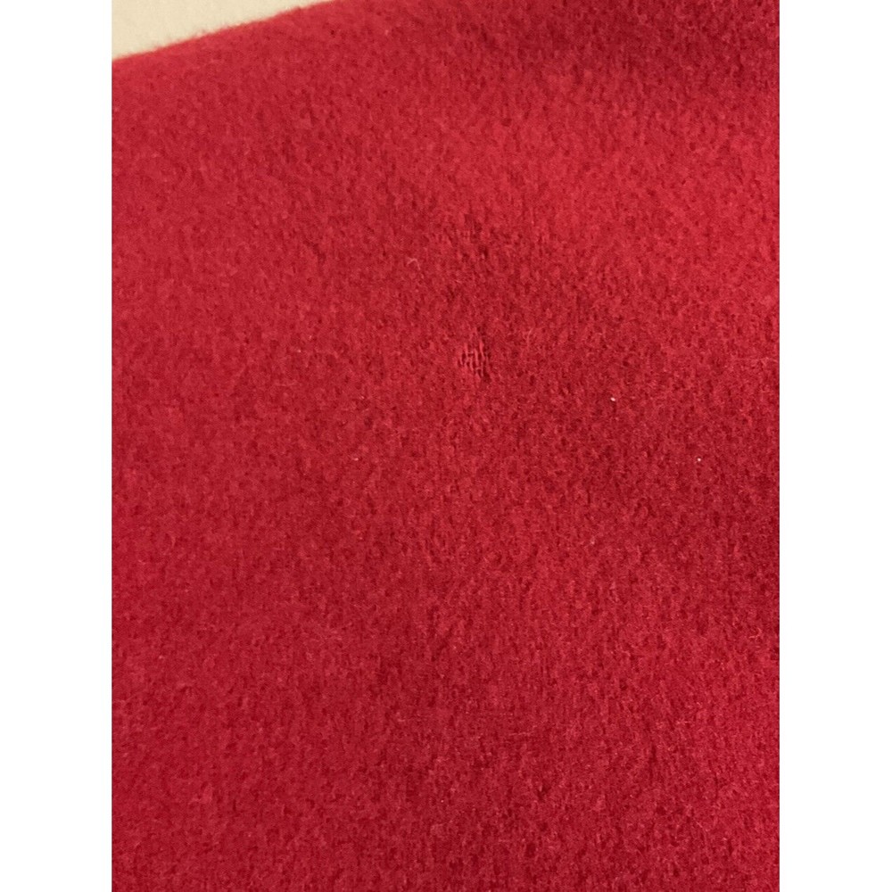 VTG Herman Geist Womens Wool Cashmere Oversized Blazer Size 10 Red Boxy Academia - Picture 4 of 4